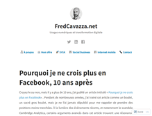 Tablet Screenshot of fredcavazza.net